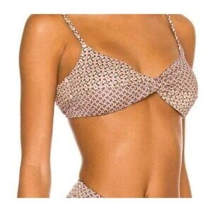 NWT L* Space Ringo Bikini Top in Kaleidoscope Shimmer Adjustable Medium
